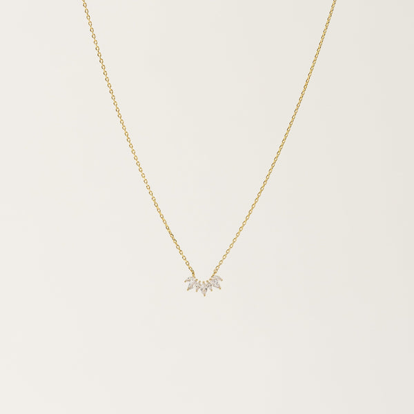 Crown Necklace-Clear