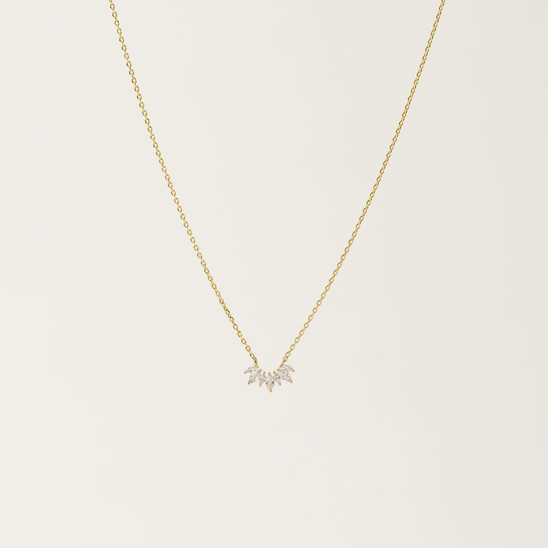 Crown Necklace-Clear