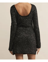 La Marca Sequin Mini Dress