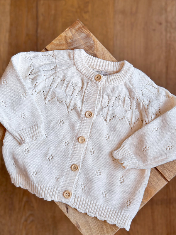 Baby Pointelle Cardigan