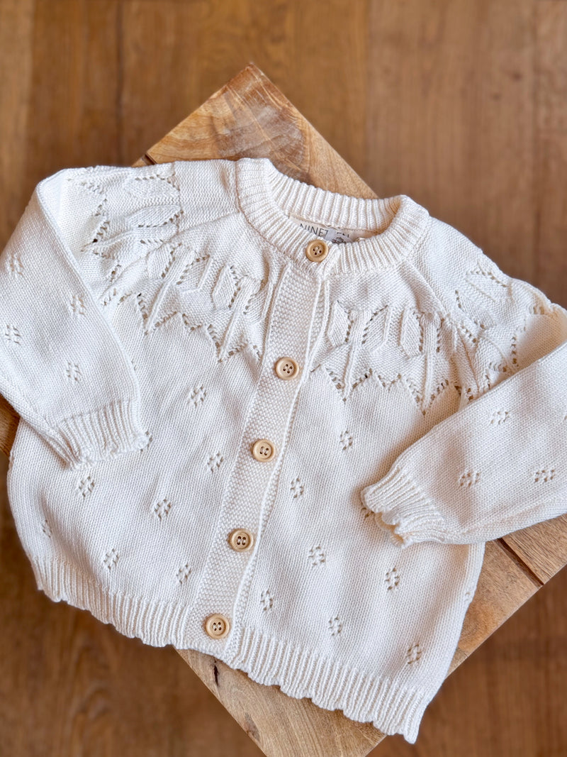 Baby Pointelle Cardigan