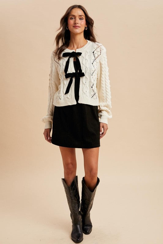Audrey Bow Sweater