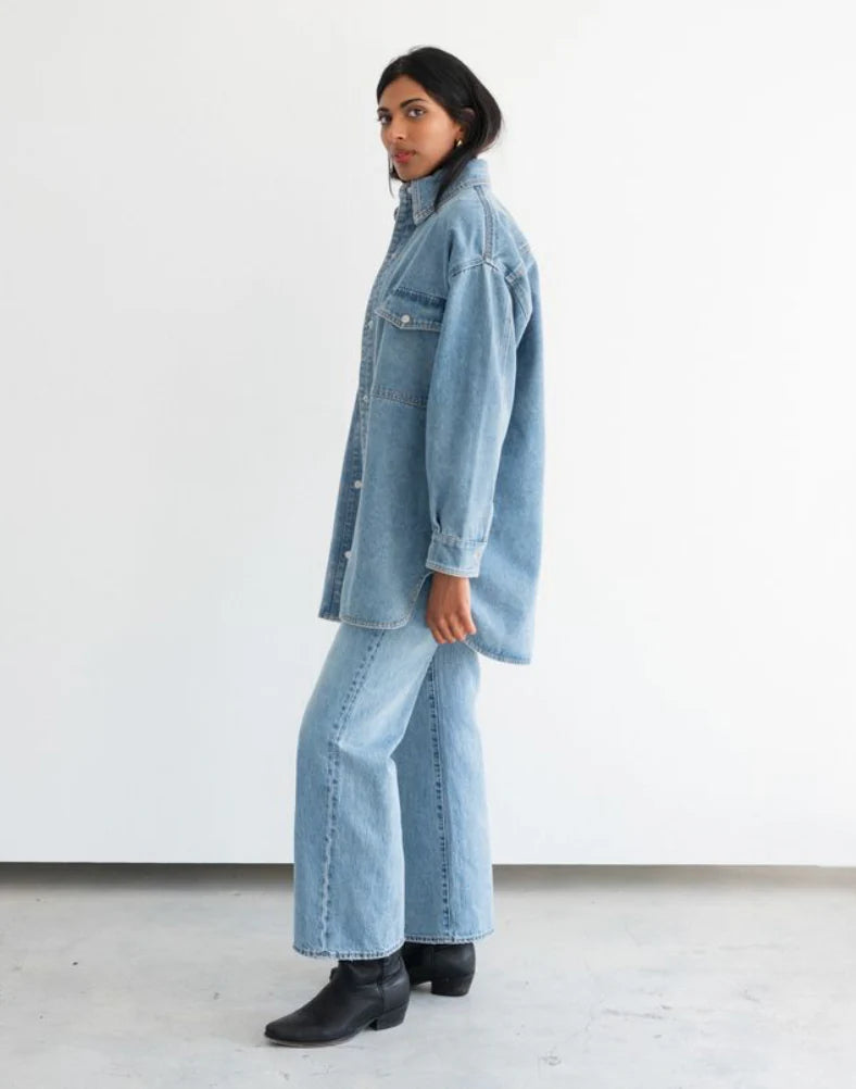 Shania Jacket-Vintage Blue
