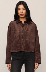 All Day Cropped Suede