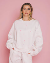 Tiny Heart GF Crew-Cream Multi