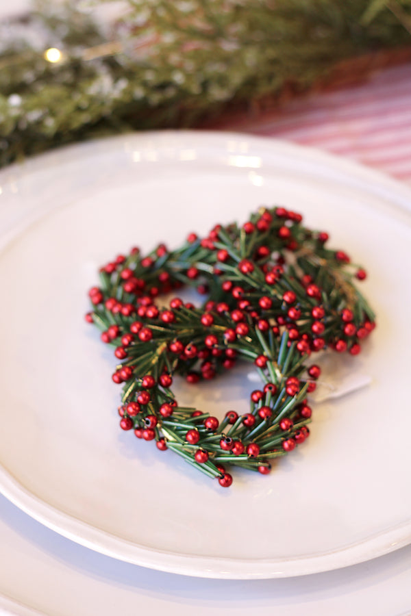 Beaded Wreath Napkin Ring