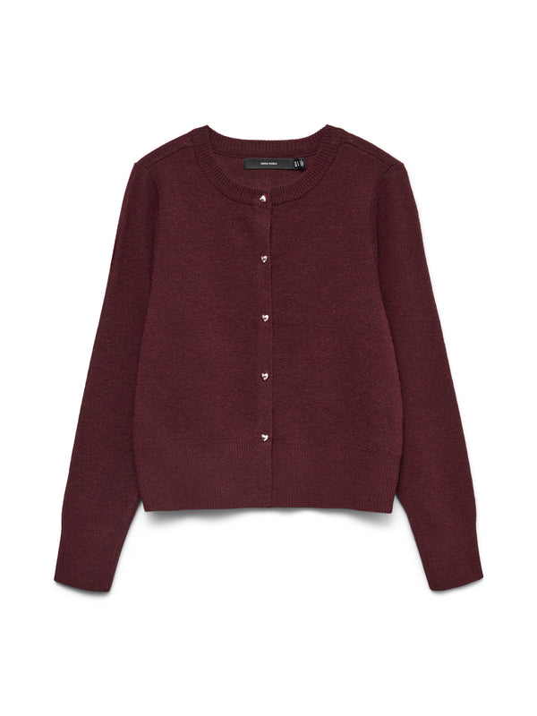 Kacy Cardi w/Heart Buttons