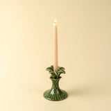 Palm Tree Candle Holder-Green
