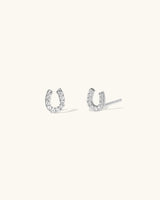 Tiny Horseshoe Studs
