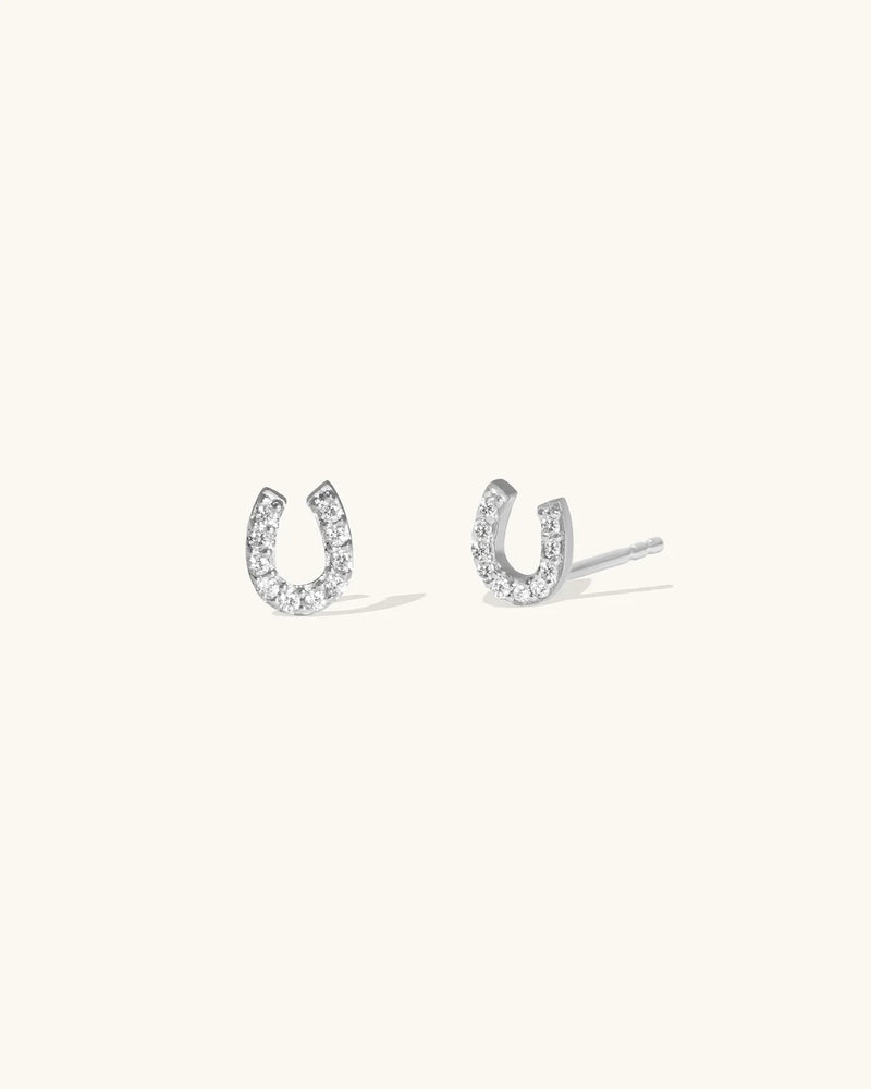 Tiny Horseshoe Studs