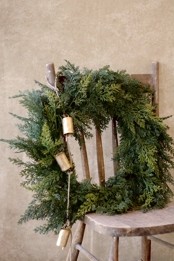 Real Touch Cedar Wreath