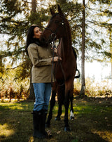 Barn Jacket W/Gold Buttons