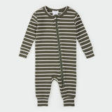 Green Stripe Ribbed Sleeper