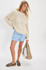 Frankie Cable Sweater H25