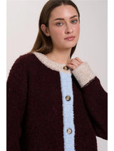 Color Block Cardigan