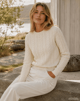 Braun Cable Crew Neck