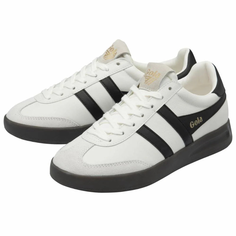 Cyclone Leather White/Black/Dk Gum