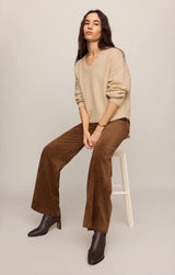 Cecile Suede Wide Leg