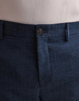Oasis Linen Pants-Navy