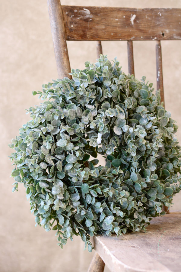 Frost Boxwood Wreath