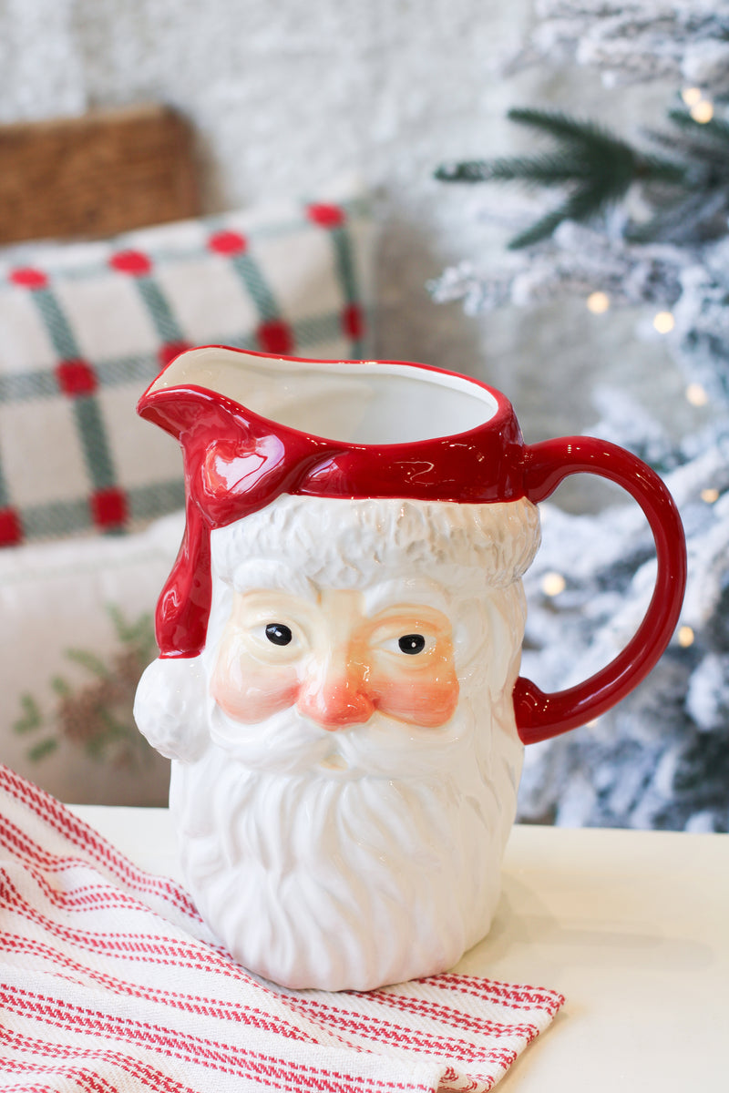 Vintage Santa Pitcher