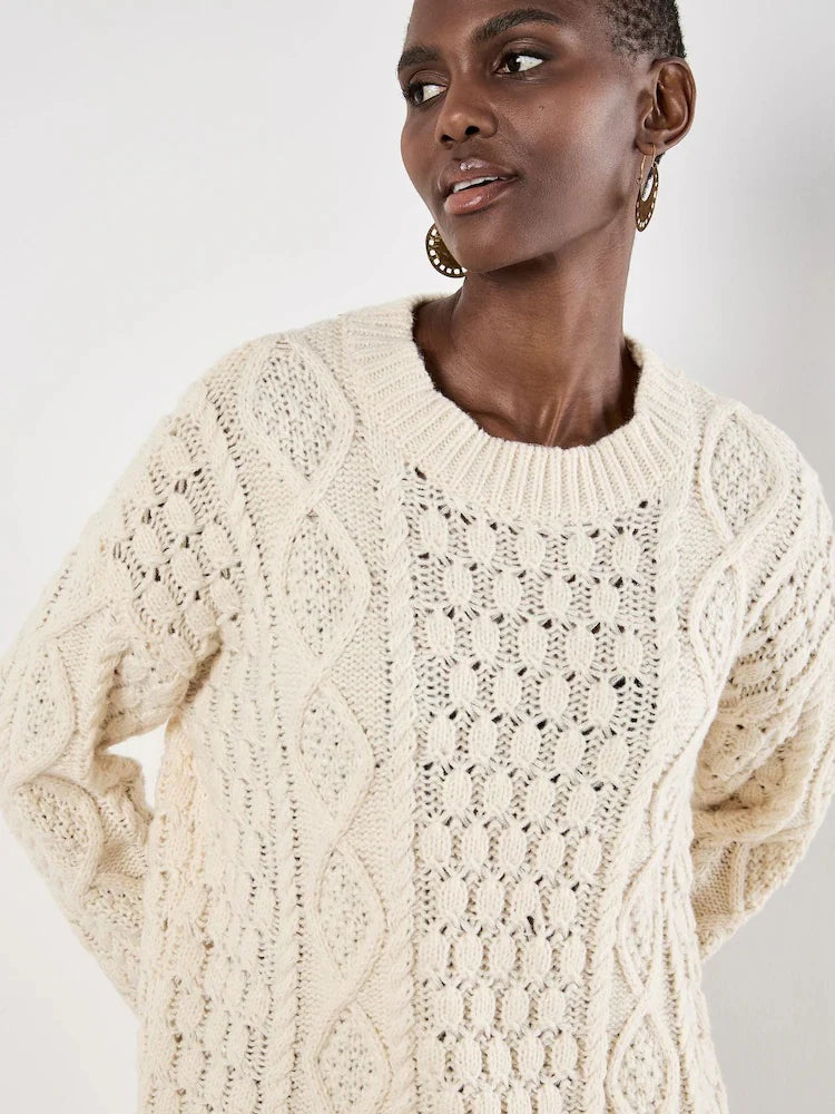 Cable Knit Sweater Dress