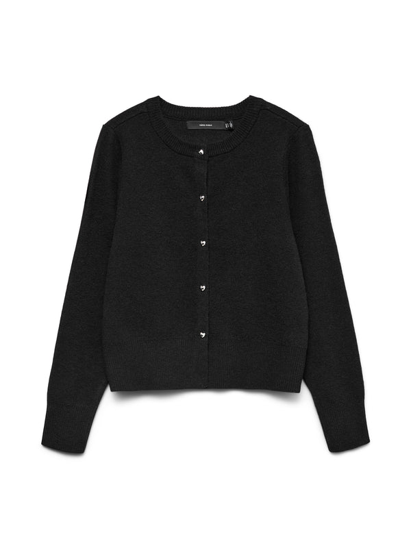 Kacy Cardi w/Heart Buttons
