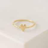 Everly Heart Ring-Gold