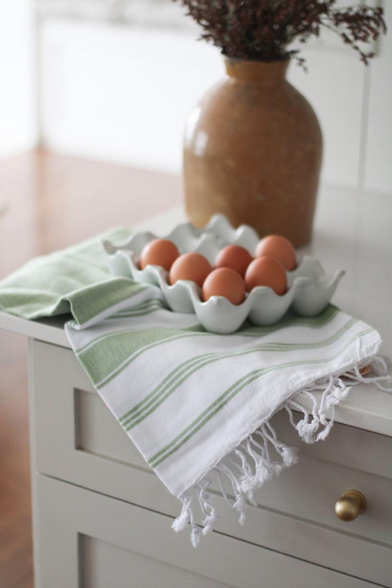 Multi Stripe Turkish Tea Towel