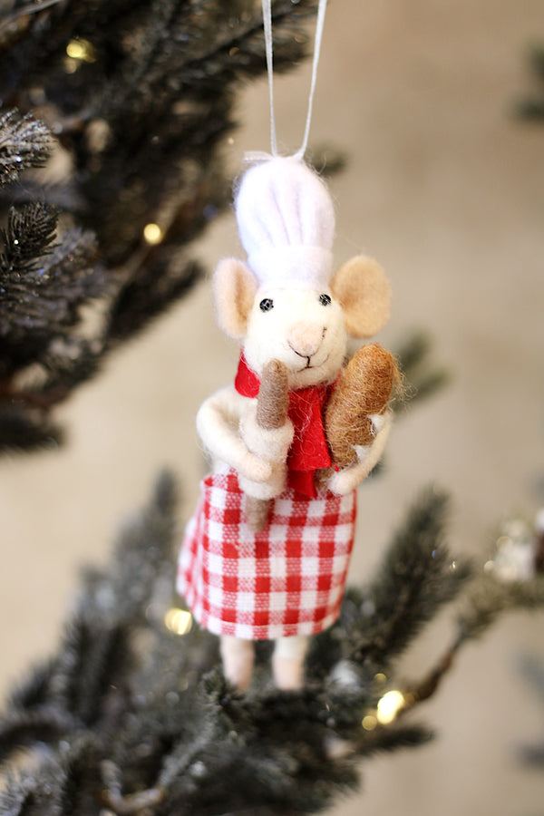 Pastry Chef Mouse Orn.