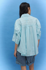 Seaside Cotton Stripe Shirt
