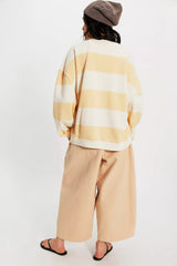 Classic Stripe Crew-Wide