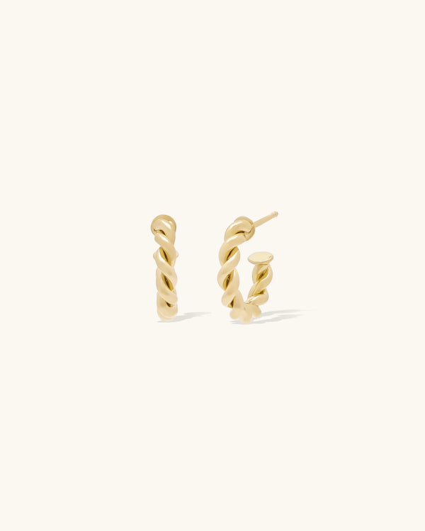 Mini Twist Hoops