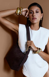 Freya Suede Shoulder Bag S26