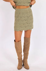 Succulent Mini Skirt