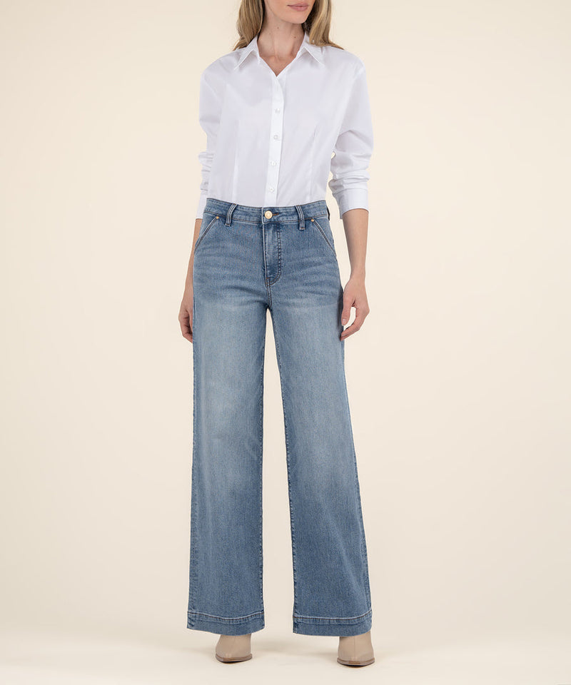 Jodi HR Wide Leg Slash Pocket