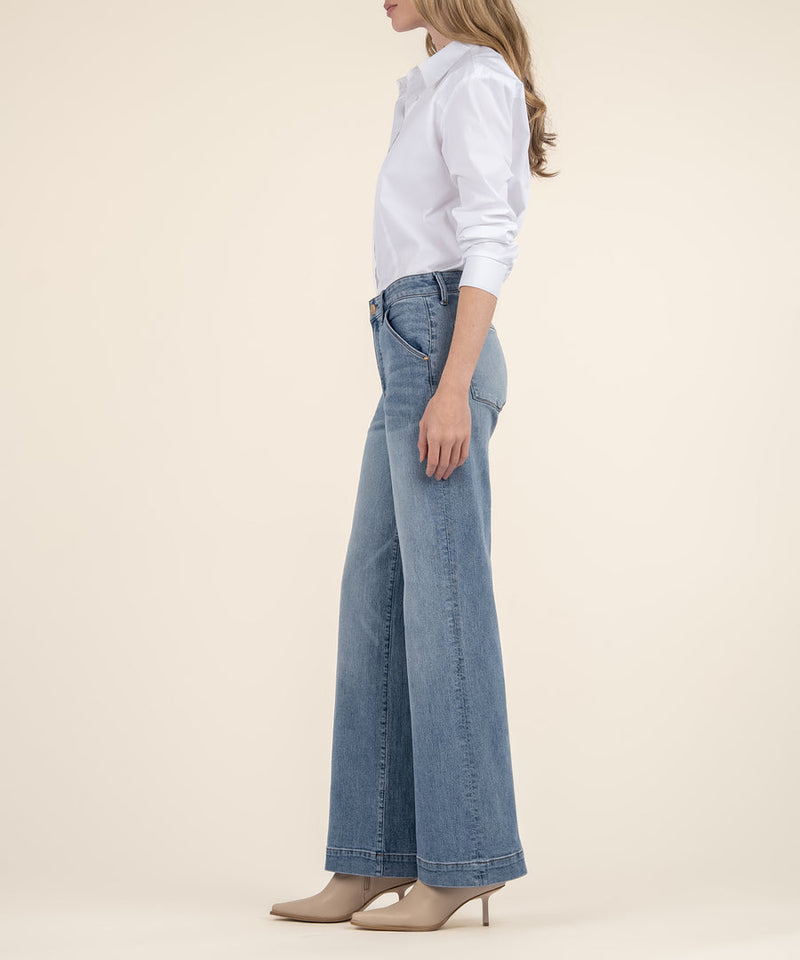 Jodi HR Wide Leg Slash Pocket