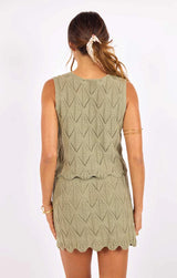 Succulent Sweater Tank