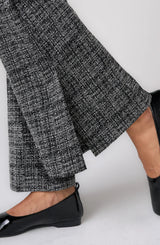 Mid Rise Flare Trouser
