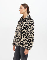 Leopard Sherpa Full Zip