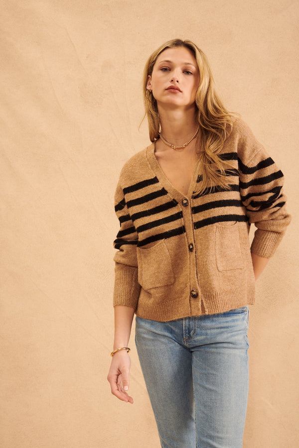 Stanley Stripe Cardigan