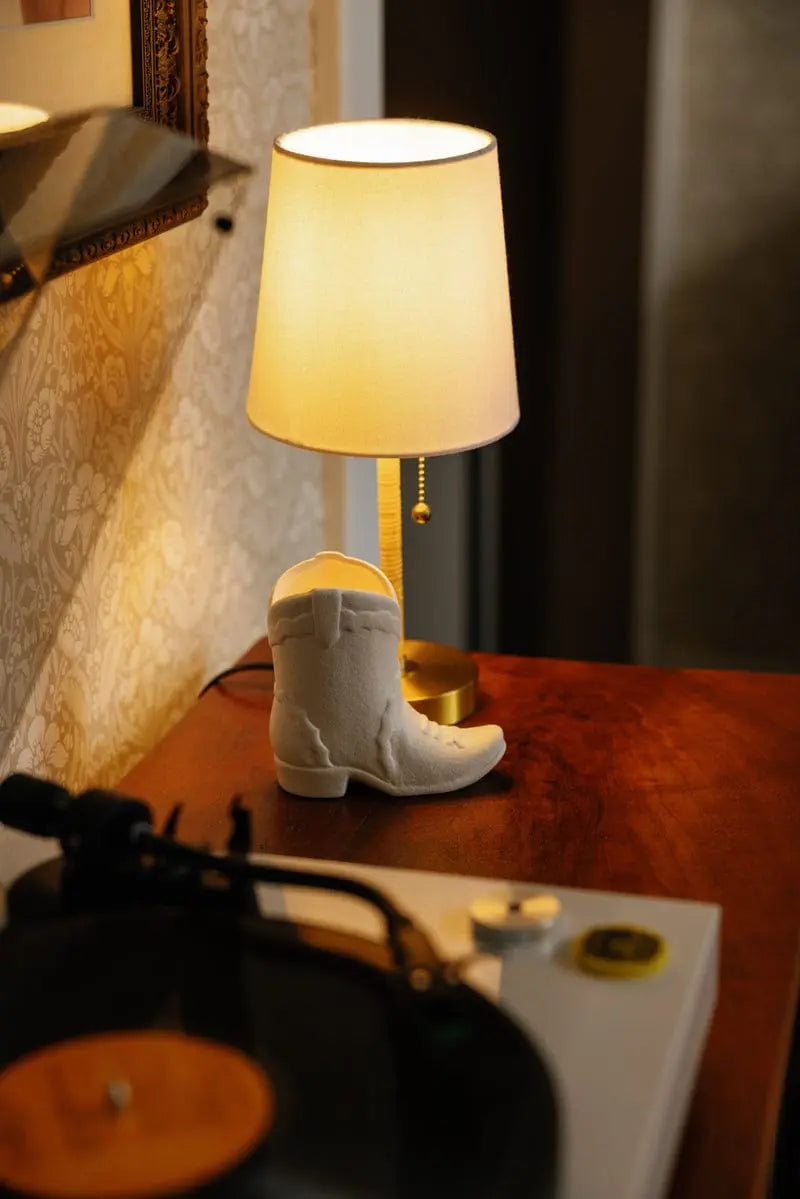 Ceramic Boot Candle