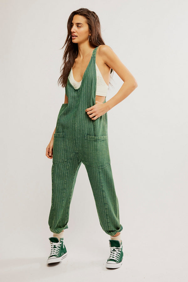 High Roller Jumpsuit Stripe