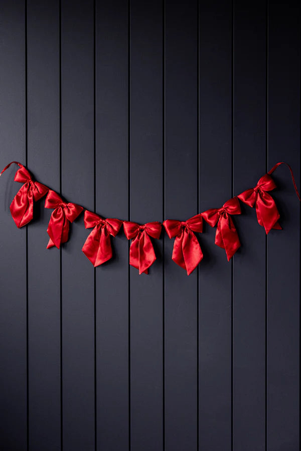 Velvet Bow Garland