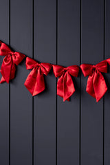 Velvet Bow Garland
