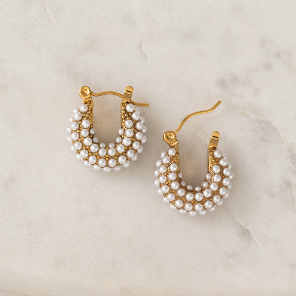 Perla Earrings-Gold