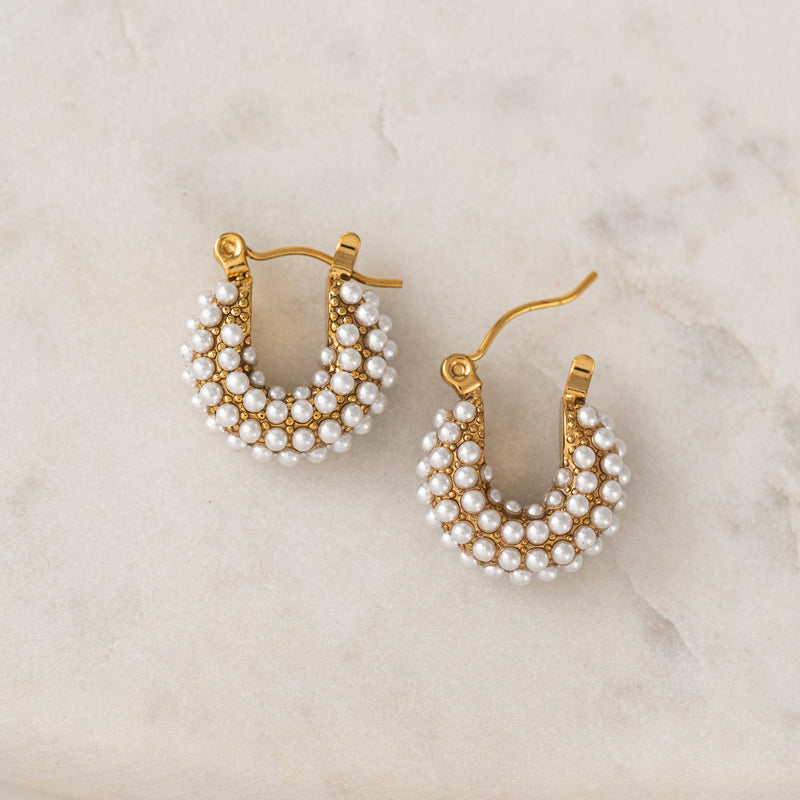 Perla Earrings-Gold
