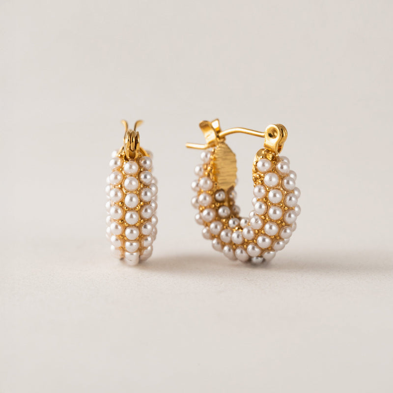 Perla Earrings-Gold