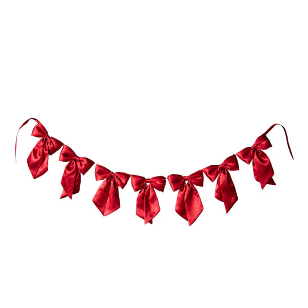 Velvet Bow Garland