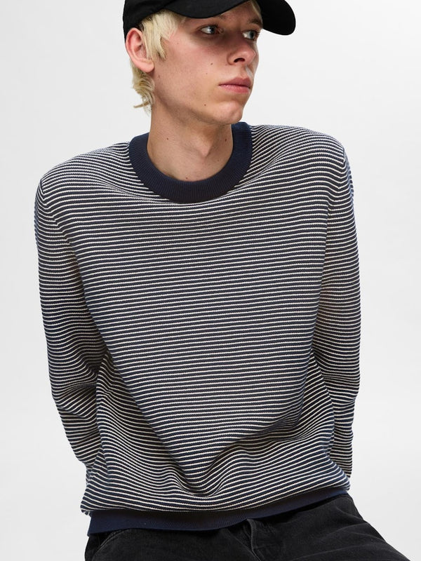 Jake Knit Stripe Crew